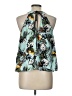 Fab'rik 100% Polyester Teal Sleeveless Blouse Size L - photo 2