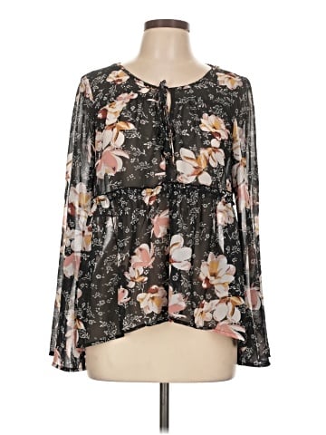Charlotte Russe Long Sleeve Blouse (view 1)