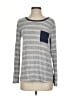 Moa Moa Gray Long Sleeve Top Size S - photo 1