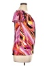 AGB Pink Short Sleeve Blouse Size XL - photo 4