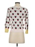 LoveShackFancy Hearts Gray White Pullover Sweater Size 0 - photo 2