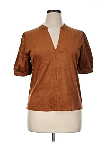 Steve Madden Short Sleeve Blouse (view 1)