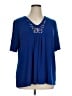 Susan Graver Blue Short Sleeve Blouse Size XL - photo 1