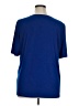 Susan Graver Blue Short Sleeve Blouse Size XL - photo 2