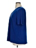 Susan Graver Blue Short Sleeve Blouse Size XL - photo 5