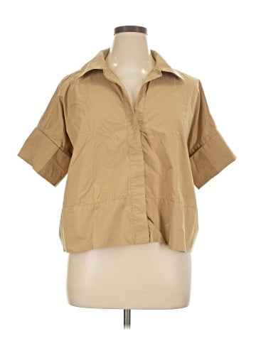 Banana Republic Short Sleeve Button-Down Shirt (view 1)
