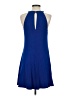 Express Solid Blue Casual Dress Size S - photo 2