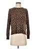 Zara Animal Print Brown Pullover Sweater Size S - photo 1