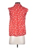 Marc by Marc Jacobs Polka Dots Red Sleeveless Button-Down Shirt Size 0 - photo 2