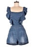 Do & Be 100% Cotton Blue Romper Size L - photo 1