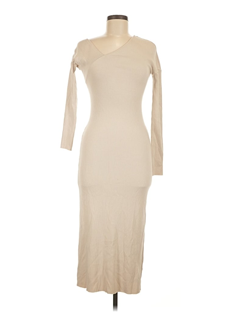 Pre-owned The Range Casual Dress In Tan