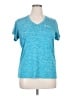 Under Armour 100% Polyester Blue Active T-Shirt Size XL - photo 1