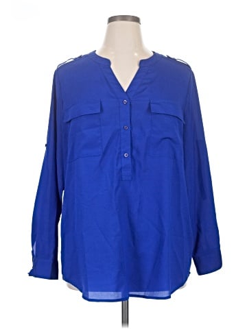 Ellen Tracy Long Sleeve Blouse (view 1)