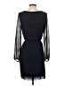 Max Studio 100% Polyester Solid Black Cocktail Dress Size S - photo 2