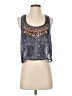 Love Squared 100% Polyester Blue Sleeveless Blouse Size S - photo 1