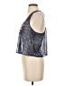 Love Squared 100% Polyester Blue Sleeveless Blouse Size S - photo 5
