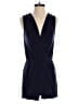 BCBGeneration Solid Blue Romper Size S - photo 1