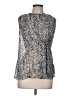 Reiss Silver Sleeveless Blouse Size 6 - photo 1