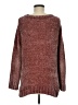 Orvis 100% Polyester Metallic Burgundy Pullover Sweater Size M - photo 2