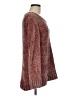 Orvis 100% Polyester Metallic Burgundy Pullover Sweater Size M - photo 4