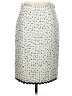 J.Crew Tweed Silver Formal Skirt Size 2 - photo 1