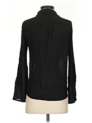 Always Indigo Long Sleeve Button-Down Shirt (view 2)