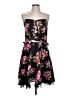 Torrid 100% Polyester Floral Black Cocktail Dress Size 12 - photo 1