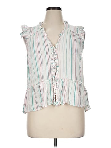 Jessica Simpson Sleeveless Button-Down Shirt (view 1)