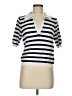 Sweewe Silver Short Sleeve Turtleneck Size M - photo 1