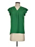 Shein Green Short Sleeve Blouse Size 4 - photo 1
