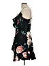 Mine 100% Polyester Floral Black Casual Dress Size L - photo 5
