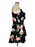 Mine 100% Polyester Floral Black Casual Dress Size L - photo 4