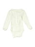 Carter's Solid Ivory Long Sleeve Onesie Size Newborn - photo 2