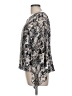 Alfani 100% Polyester Silver 3/4 Sleeve Blouse Size L - photo 5