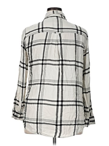 American Eagle Outfitters Long Sleeve Button-Down Shirt (view 2)