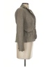 Ann Taylor Tweed Checkered-gingham Chevron-herringbone Houndstooth Plaid Gray Blazer Size 0 (petite) - photo 4