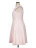 DKNY Solid Pink Cocktail Dress Size 14 - photo 5
