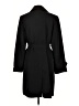 Gallery 100% Polyester Black Trenchcoat Size L - photo 2