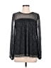 Max Studio Black Long Sleeve Blouse Size M - photo 1