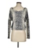 Wildfox Paisley Silver Pullover Sweater Size XS - photo 1