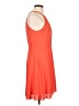 Express 100% Polyester Solid Orange Cocktail Dress Size 12 - photo 4