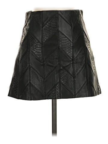 Alice + Olivia Leather Skirt (view 1)