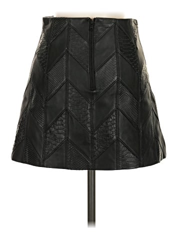 Alice + Olivia Leather Skirt (view 2)