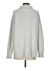 Le Lis Solid Silver Turtleneck Sweater Size S - photo 2