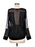 Aryn K. Metallic Black Pullover Sweater Size M - photo 2