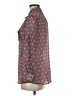 VERTIGO Print Brown Long Sleeve Blouse Size M - photo 5