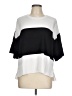 DKNY Color Block White Poncho Size L - photo 1