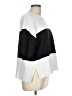 DKNY Color Block White Poncho Size L - photo 4