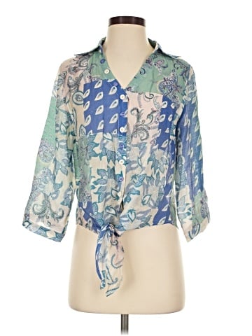 Ethyl 3/4 Sleeve Blouse (view 1)