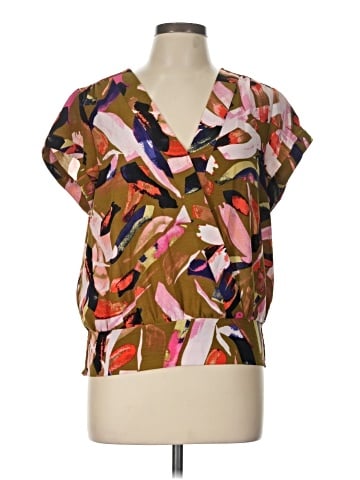 Nine West Short Sleeve Blouse (view 1)